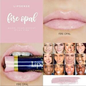 LipSense Lasting Liquid Lip Color Fire Opal Lip Gloss New & Sealed